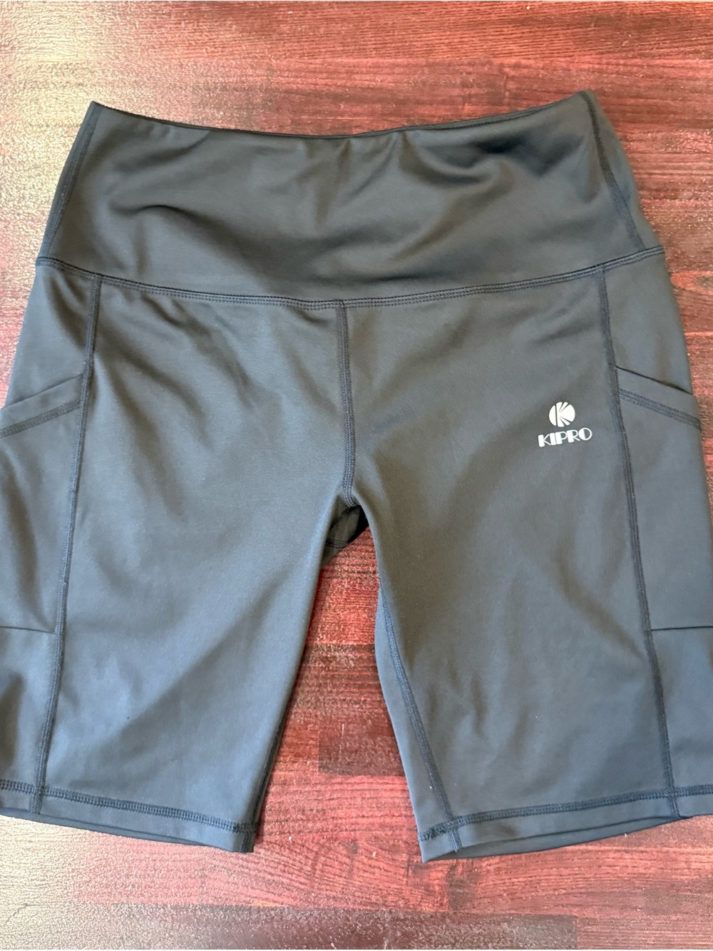 KIPRO Black Athletic Running Workout Shorts Women’s Large